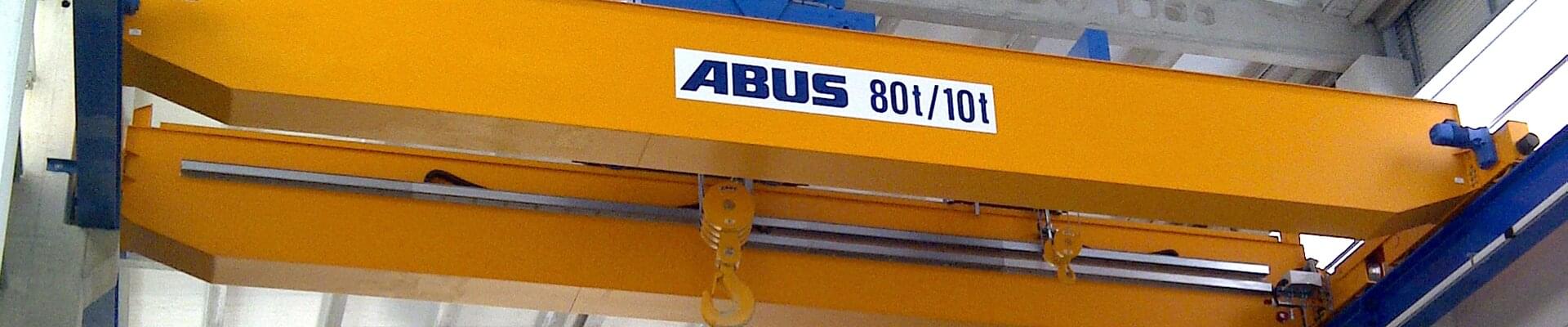 ABUS rolbrug met 80t/10t draagvermogen in scheepsbouwbedrijf in Noordwest-Spanje 