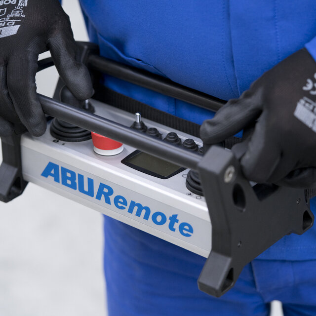 Handzender ABURemote-knop