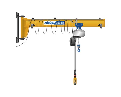 Afbeelding ABUS zwenkkraan LWX voor wandmontage Afbeelding ABUS zwenkkraan LWX voor wandmontage